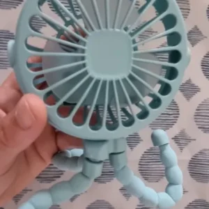 Multi Functional Student Baby Stroller Portable USB Rechargeable Lithium Battery Octopus Mini Fan