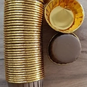 50pcs Disposable Baking Roll Top Cups Utensils Cake Paper Oilproof High Temperature Muffin Dessert Cups Cake Decoration