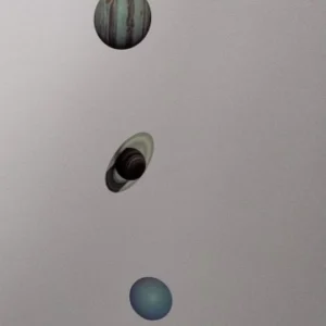 525PCS Box Packed Luminous Nine Planets Wall Sticker for Kids Bedroom Living Room Glow In The Dark DIY Party Home Decor
