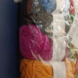 12pcs Multicolor Yarn Knitting Supplies , Crochet Craft For Crocheting And Knitting Yarn Starter Kit For Beginners
