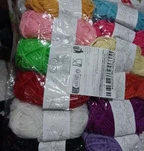 12pcs Multicolor Yarn Knitting Supplies , Crochet Craft For Crocheting And Knitting Yarn Starter Kit For Beginners