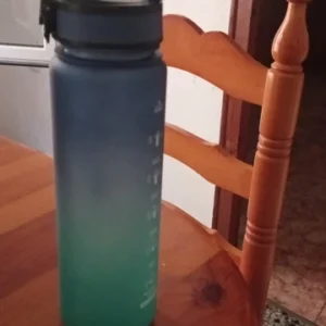500ML/650ML/1000ML Large Capacity Sports Bottle Motivational Leak Proof Portable Reusable Plastic Cups Outdoor Travel Gym Jugs