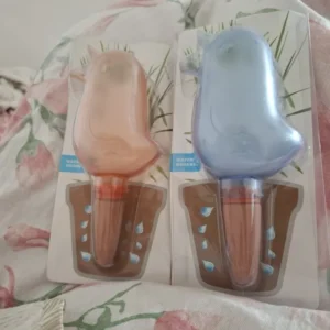 Automatic Flower Waterer, Self-Watering Water Balloon, Bird Shaped Hand Blown Plastic Plant Waterer for Home Garden