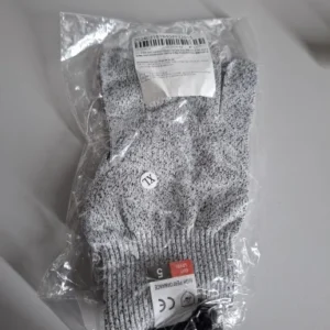 A Pair Anti Cut Proof Gloves Hot Sale Grey Black Anti Cut Level 5 Safety Work Gloves Glass Cutting Safety Protection