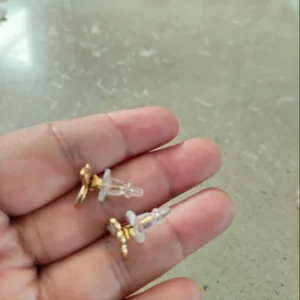 Stainless Steel White Butterfly Earrings for Women Elegant Ear Accessories Aesthetic Butterfly Stud Earring Wedding Jewelry Gift
