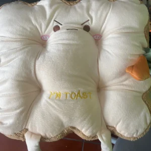 1pc Simulation Bread Toast Cushion Stuffed Memory Foam Pillow Sofa Chair Decor Seat Cushion Cute Student Chair Pad