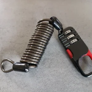 Bicycle Anti-Theft Motorcycle Three-Digit Password Combination Safety Rope Wire Rope Helmet Lock Multi-purpose Safety Rope Lock