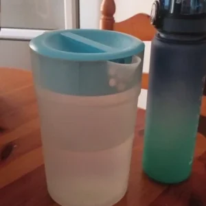 500ML/650ML/1000ML Large Capacity Sports Bottle Motivational Leak Proof Portable Reusable Plastic Cups Outdoor Travel Gym Jugs