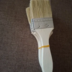 5pcs Paint Brush Wooden Handle BBQ Brush 1/2/4/5/6 Inch Soft Hair Painting Brushes for Wall and Furniture Paint Tool Set