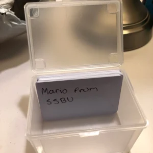 2/4PCS Small Semi-Transparent Plastic Cards Cases Folder Matte Flip-Top Jewelry Box Accessories Storage Organize Packaging Boxes