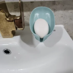 2pcs Soap Box Creative Draining Soap Storage Rack Punch Free Suction Cup Personalized Cute Household Shelf Bathroom Artifact