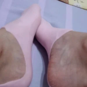 2pcs Silicone Moisturizing Foot Socks For Dry Cracked Feet Foot CareSocks Massage Moisturizing Gel Socks Pedicure Socks Tool - M