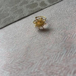 Stainless Steel Sun Rings For Women Gold Color Sun Butterfly Finger Adjustable Ring Aesthetic Fashion Wedding Jewelry Gift 2024