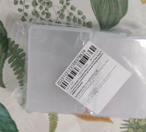 2/4PCS Small Semi-Transparent Plastic Cards Cases Folder Matte Flip-Top Jewelry Box Accessories Storage Organize Packaging Boxes