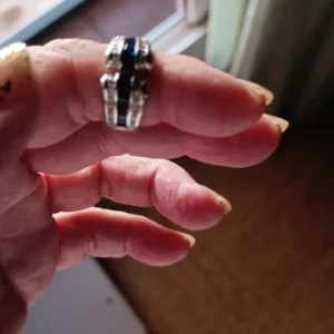 Gothic Stainless Steel Opening Finger Rings for Women Vintage Geometric Adjustable Finger Ring Trendy Punk Jewelry Gifts
