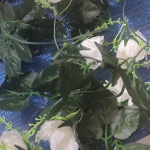 1Pcs 2.2M Artificial White Flower Fake Hanging Fake Vine Plants Leaves Artificials Garland Flowers Wedding Decoration