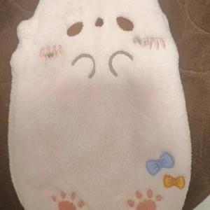 Cute Cartoon Tanuki Hanging Towel Coral Velvet Hair Does Not Lose Thick Cloth Kitchen Bathroom Absorbent Towels
