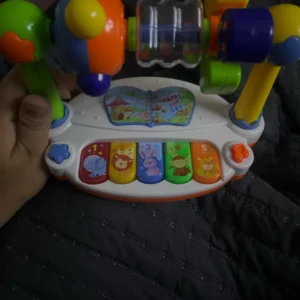 Baby Piano Toys Kids Rotating Music Piano Keyboard With Light Sound, Musical Toys For Toddlers, Early Educational Music Toy