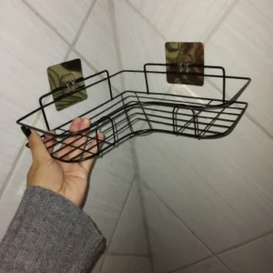 Iron Triangle Rack For Kitchen Bathroom Storage Rack Thickened Love Corner Rack Storage Rack Durable