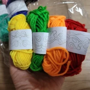 12pcs Multicolor Yarn Knitting Supplies , Crochet Craft For Crocheting And Knitting Yarn Starter Kit For Beginners