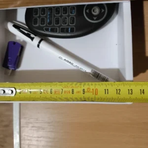 1pc White SelfAdhesive Storage Drawer Box Makeup Pencil Tray Desk Hidden Under Desk Stand Self-adhesive Under-drawer Storage Box