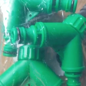 2 Way Garden Water Pipe Connectors Pipe Adapter Y Shape Hose Splitter Valve Three Way Plastic Valve With Switch
