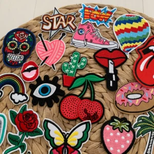 Cartoon Fruit Patches For Clothing Thermoadhesive Patches Cute Animal Patch Iron on Embroidery Patches on Clothes Applique