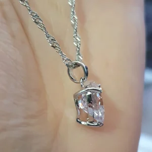 Heart Necklaces For Women Stainless Steel Gold Plated Chain Zircon Heart Pendant Choker Necklace Wedding Boho Jewelry Gift Femme