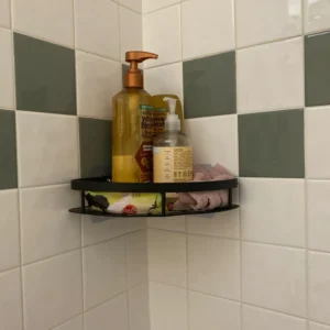Bathroom Storage Rack, Bathroom Shelves, No-Drill Wall Mount Corner Shelf, Shower Storage Rack Holder