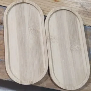 Multi Bamboo Tray Wood Saucer Flower Pot Tray Cup Pad Coaster Plate for Kitchen Decorative Plate Creative Coaster Coffee Cup Mat