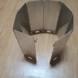 8 Plates / 10 Plates Aluminum Alloy Stove Windscreen, Ultralight Foldable Stove Windshield, Suitable For Outdoor Camping, Picnic