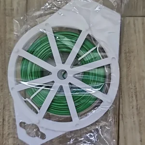 1 Roll 100M Multifunctional Plastic Steel Twist Tie Sturdy Reusable Garden Flower Plant Support Strap Tie