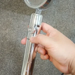New Propeller Driven Shower Head Cotton Filter Turbocharged High Pressure Handheld Shower Nozzle