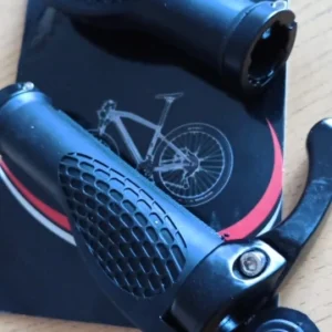 Bicycle Handlebar Grip Ergonomic Anti Skid Lock on Handle Cover Aluminum Alloy Rubber Grips MTB Bike Accessories