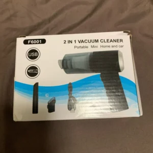 PCMOS 1PC Wireless Vacuum Cleaner Dual Use for Home and Car 120W High Power Powerful Vacuum Cleaner Black