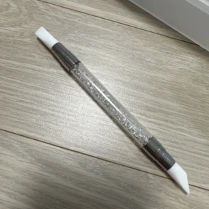 2pcs Double Head Silicone Nail Art Pen Carving Flower Sculpting Pen Adjustable Glue Stick Embossing Brush Professional Manicure