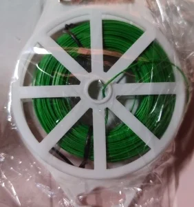 1 Roll 100M Multifunctional Plastic Steel Twist Tie Sturdy Reusable Garden Flower Plant Support Strap Tie