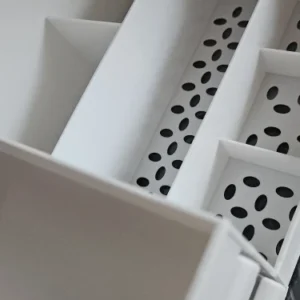 1pc White New Drawer Makeup Storage Box Dormitory Finishing Plastic Shelf Cosmetics Skin Care Dressing Table Desktop