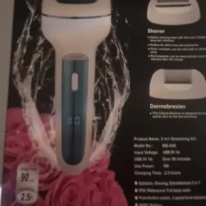 3in1 Rechargeable Women Epilator For Face Body Electric Shaver Female Hair Removal Bikini Trimmer Leg Lady Shaver Callus Remover