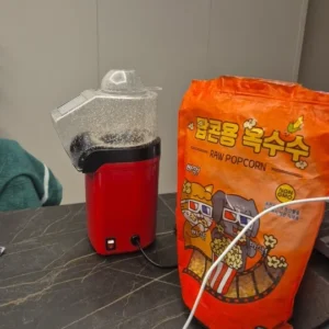 Popcorn Machine High Popping Rate Fully Automatic Popcorn Machine Electric Air Popper Mini Popcorn Machine for Home Kitchen