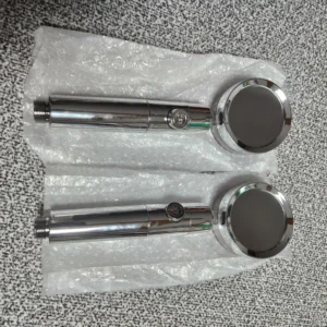 New Propeller Driven Shower Head Cotton Filter Turbocharged High Pressure Handheld Shower Nozzle