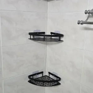 Bathroom Storage Rack, Bathroom Shelves, No-Drill Wall Mount Corner Shelf, Shower Storage Rack Holder