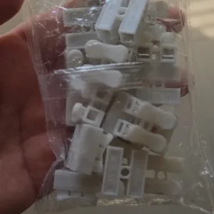 20pcs CH2 Spring Quick Wire Connectors Cable Clamps Terminal Block LED Strip Light Replace Electrical Tapes Cable Clamp Tools