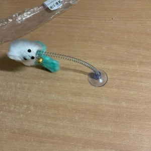 Cartoon Pet Cat Toy Stick Feather Rod Mouse Toy With Mini Bell Cat Catcher Teaser Interactive Cat Toy