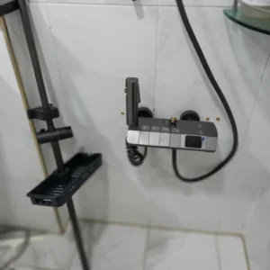 Adjustable Shower Head 3 Mode Rainfall Shower Large Flow Showerhead High Pressure Water Saving Shower Mixer Bathroom Accessories