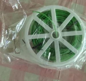 1 Roll 100M Multifunctional Plastic Steel Twist Tie Sturdy Reusable Garden Flower Plant Support Strap Tie